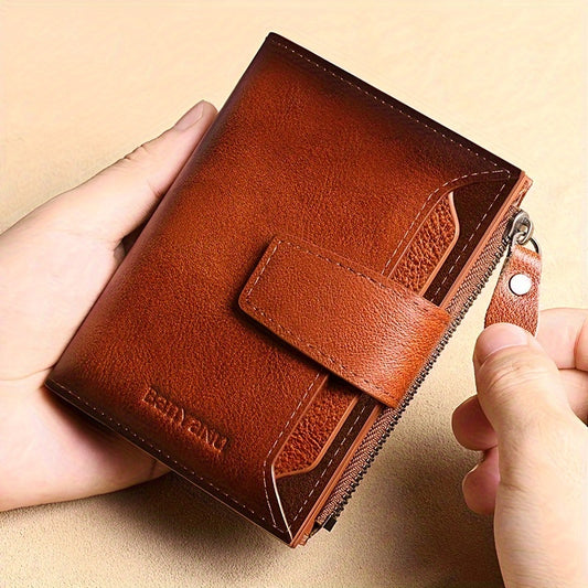 Men's Slim Magnetic Card Holder Wallet