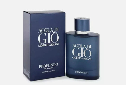 New Acqua Di Gio Profondo by Giorgio Armani 3.4 oz Parfum Cologne for Men