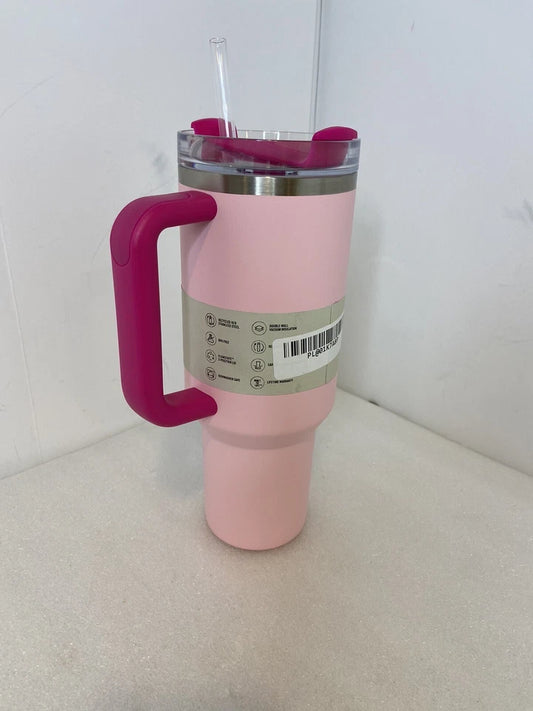 New Stanley FlowState Quencher H2.0 Tumbler 40 oz Flamingo Pink Barbie 💖
